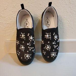 Jewel embellished flat